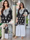 Messi Vol 3 By Blue Hills Rayon Thread Work Kurti With Bottom
